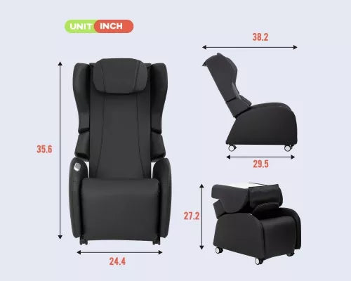 Full Body Shiatsu Massage Chair With 3-Speed Folding Backrest - BestMassage 